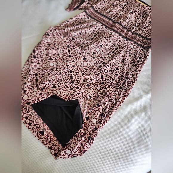 Liz Claiborne Pink Black Sheath Dress 3/4 Sleeve - Picture 10 of 12